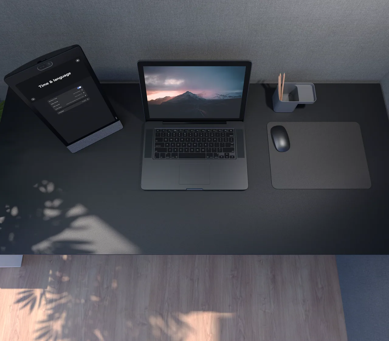 Panel Neat Pulse widoczny na ekranie laptopa